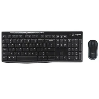 Logitech Mk270 Wireless Desktop Combo - Arb/Eng - Black